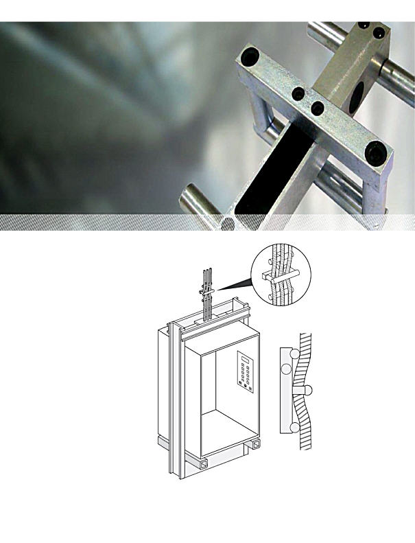 GARAN CRT M Wire Rope Load Weigh Sensor 613m Ropes Elevator Equipment